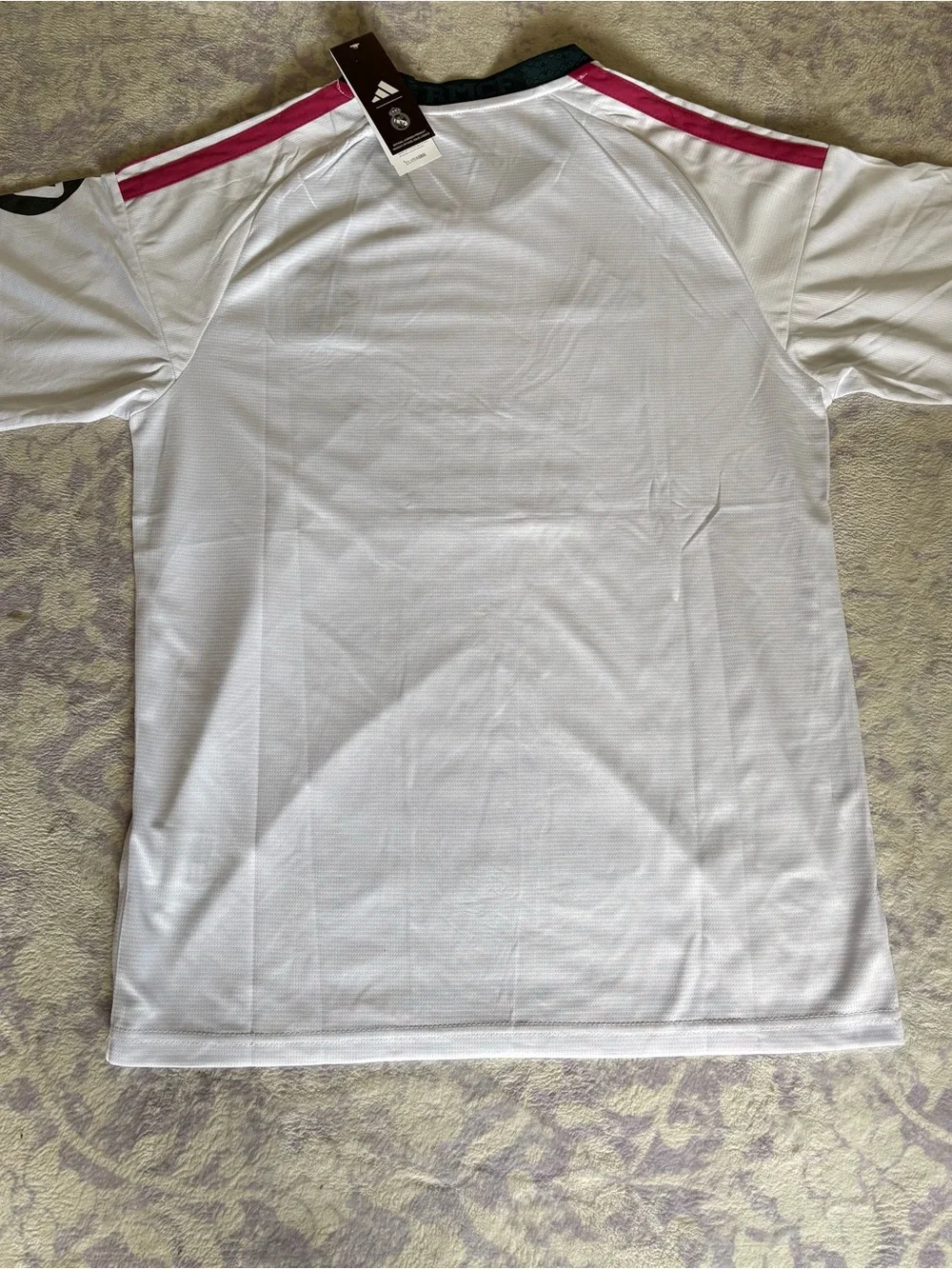 adidas Real Madrid 26/27 home Jersey - White with Pink Stripes